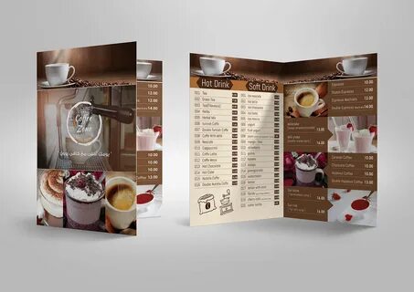 Coffee zone menu on Behance