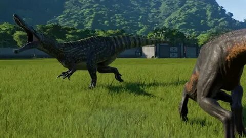 Suchomimus VS Indoraptor - Jurassic World Evolution - YouTub