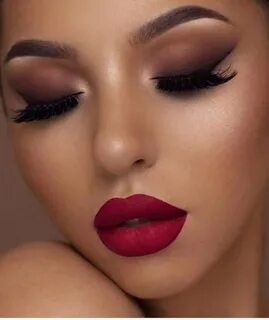 Smokey Eyes with Red Lips thats Sensous & Seductive - Hike n
