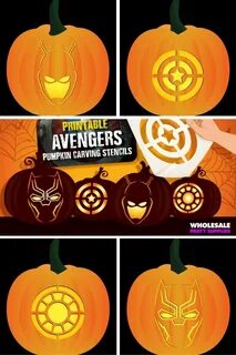 Avengers Pumpkin Carving Stencils Pumpkin carving, Avengers 