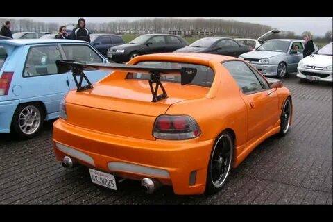 honda crx del sol tuning cars - YouTube