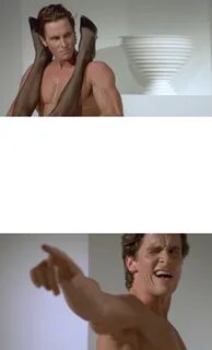 Patrick Bateman Pointing and Winking Template American Psych