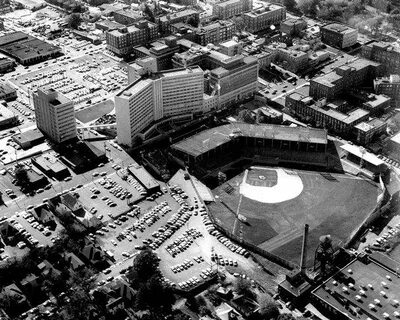 Russwood Park circa 1960 (Home of the Memphis Chicks). The h