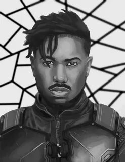 artstation killmonger litgraphix art