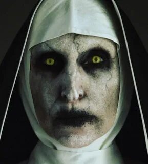 Bonnie Aarons as The Nun/Valak in the Conjuring 2. Halloween