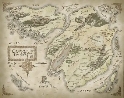 Photo 2 of 3 from Maps by Sylva Knight Fantasy map making, I