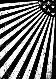 Black White Grunge American Flag Stock Illustrations - 780 B