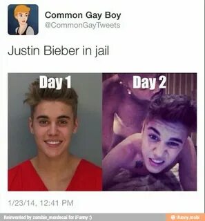 EA Common Gay Boy Justin Bieber in jail
