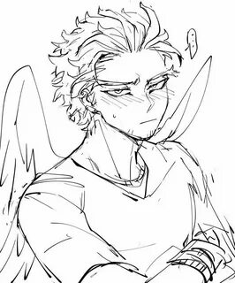 Hawks from MHA #hawks #mha #bnha Hawk, Sketches, Anime guys