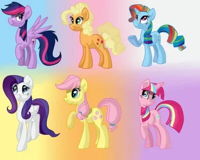 Mane 6 Colour Swap by Zoiby on deviantART My little pony pos