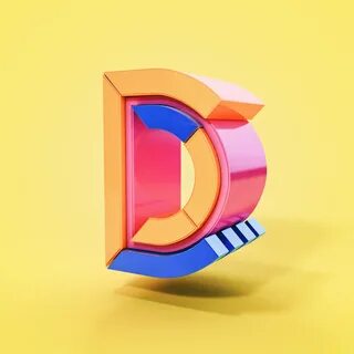 36 Days of Type - 3D Edition 2018 Behance