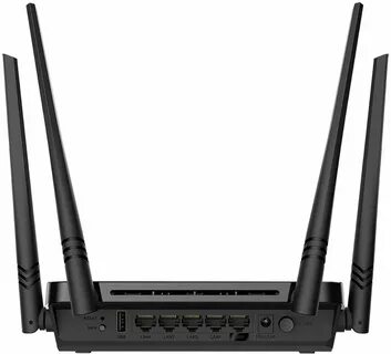 Аксессуары для wi-Fi роутер D-Link DIR-825/RU/I1A, черный (1