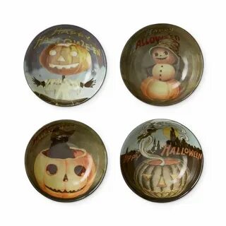 Vintage Halloween Candy Bowls, Set of 4 Vintage halloween cr