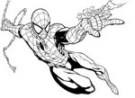 Раскраски Человек-паук (Spiderman). Раскраски с героями коми