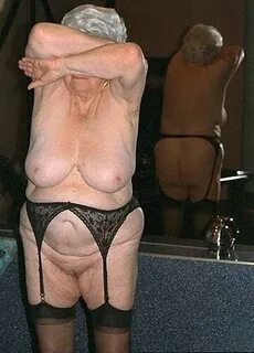 Classic Granny (chubby granny strips) - Mature Porn Photo