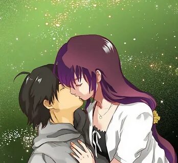 Safebooru - 1boy 1girl araragi koyomi bakemonogatari closed 