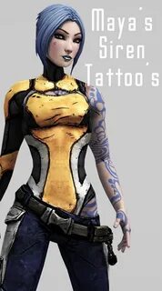 Maya's Siren Tattoos Etsy in 2022 Siren tattoo, Borderlands 
