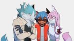 Широу,Мичиру и Наааазуна! in 2020 Furry art, Character desig