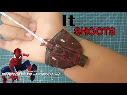 Amazing Spider-Man 2 Web Shooter THAT SHOOTS!!! DIY How to m