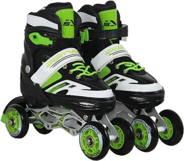 Adjustable Size QUAD Roller Skates SportVida Children Kids A