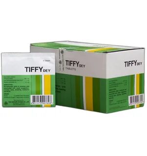 Лекарство от простуды Тиффи (Tiffy Dey) 4 или 100 таблеток к