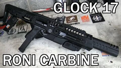 Roni 16" Glock 17 Carbine Conversion Kit 4K - YouTube