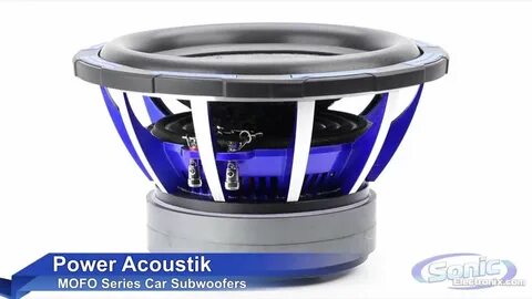 Power Acoustik MOFOX Car Subwoofers Redesigned for 2013! - Y