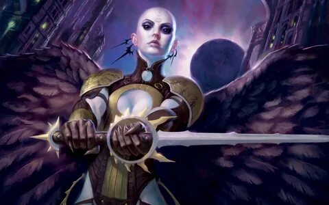 angels, Magic, The, Gathering, Bald, Swords Wallpapers HD / 