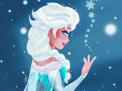 Disney Frozen 2 Elsa Fanart by Charlotte Carstens on Dribbble. 