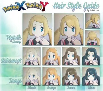 Pokemon X Hairstyles Ponytail : Ponytail Hairstyle Pokemon X