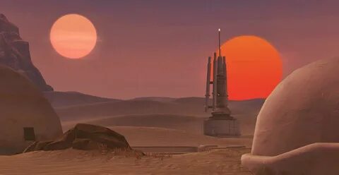 Luke Skywalker Tatooine Sunset Wallpaper - bmp-metro