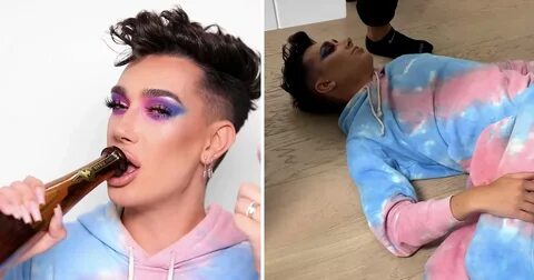 Beauty YouTuber James Charles got drunk for the first time e