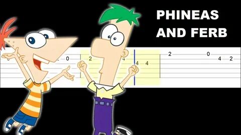 Phineas and Ferb Theme Song (Easy Guitar Tabs Tutorial) - Yo
