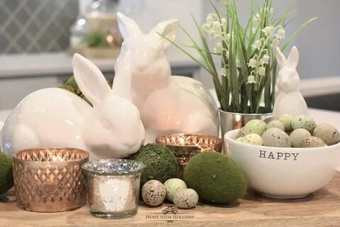 Tips for Creating Simple Spring or Easter Decor - Home with 