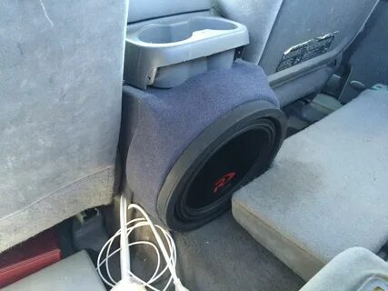 Subwoofer box I made to fit the center console of a 2nd Gen 
