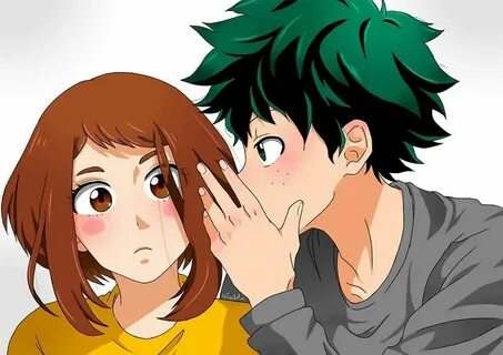 Boku no hero academia izuku Midoriya ochako uraraka Parejas 