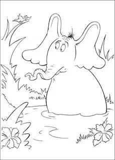 Horton Hears a who Coloring Pages