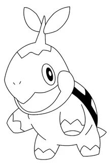 Turtwig Coloring Page - Coloring Home