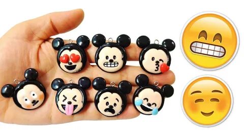 DIY EMOJI MICKEY!? Polymer Clay Tutorial