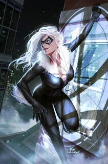 SpotlightBlack Cat (2019) #3 variant cover Spider-Man InHyuk