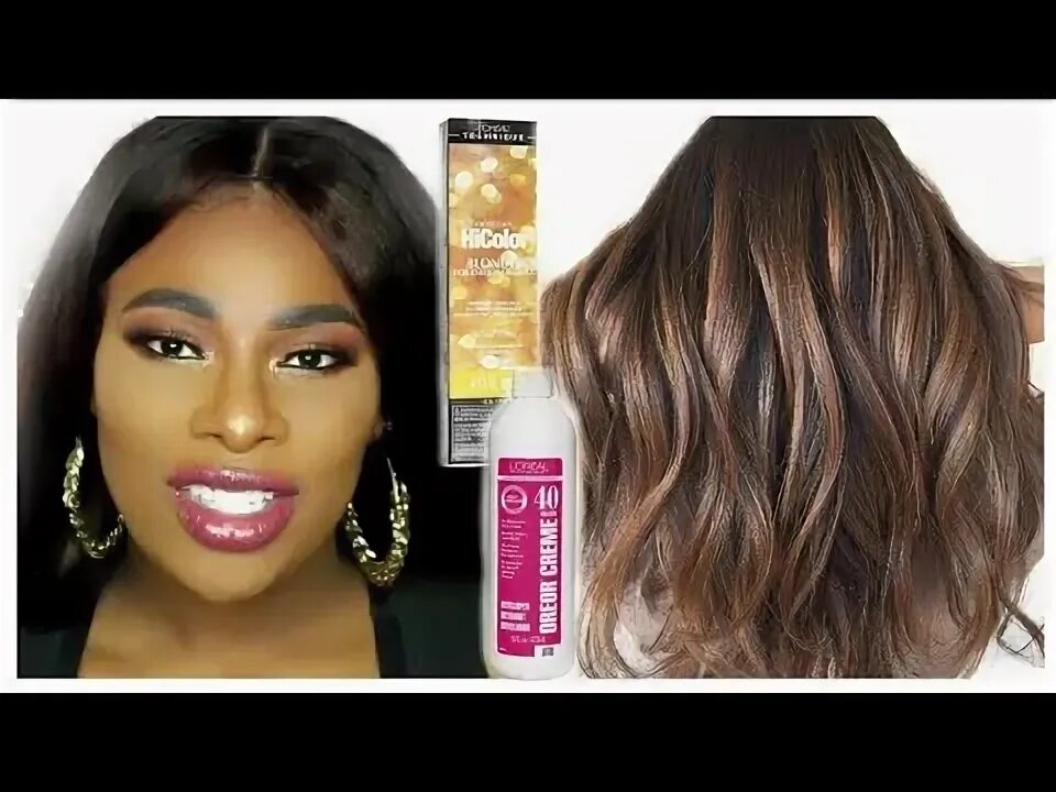 HOW TO DYE WEAVE FROM BLACK TO CHOCOLATE BROWN WITH HONEY BL
