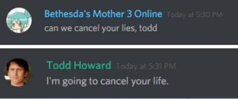Can we cancel your lies, todd? Todd Howard Know Your Meme