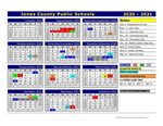Jones County Public Schools Calendar 2020 And 2021 Printable