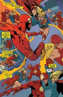 Flash Fighting Supergirl Supergirl comic, Comics, Supergirl 