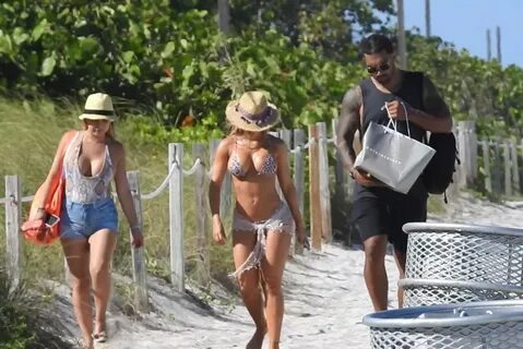 Claudia Sampedro In bikini on the beach in Miami - Celebzz -
