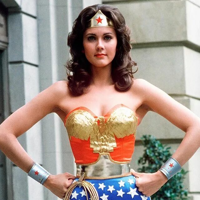 The #WonderWoman series from the 1970s, starring Lynda Carter as Diana Prin...