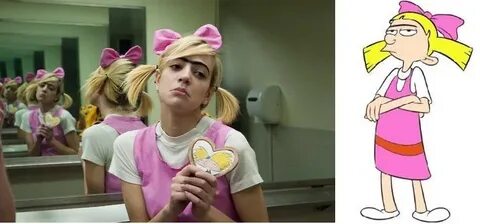 Helga from Hey Arnold's costume Cartoon costumes, Cartoon ch