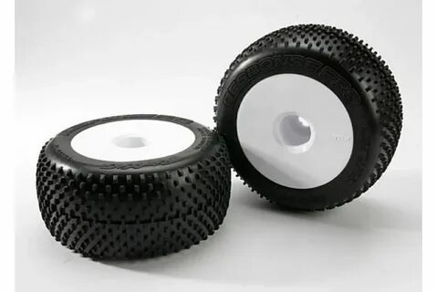 Колеса в сборе White dished 3.8 + response pro tires TRA5375