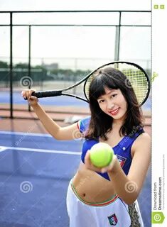 Hot asian tennis players