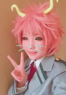 Mina Ashido Cosplay My Hero Academia Amino